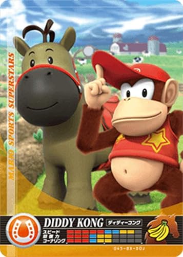 Nintendo Mario Sports Superstars Amiibo Card Horse Racing Diddy Kong for Nintendo Switch, Wii U, and 3DS
