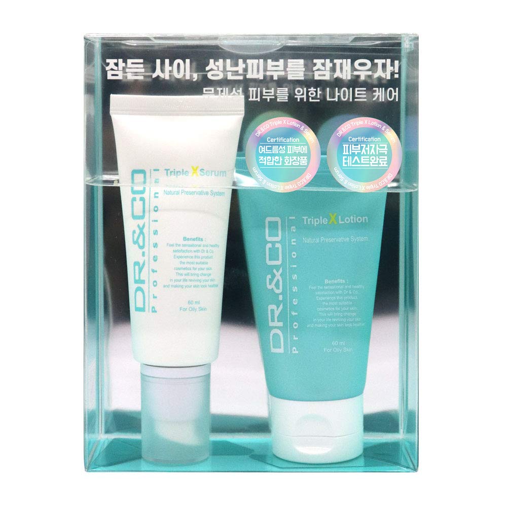 Triple X SET TRIPLE X SERUM(60ml/2.02 fl oz) & TRIPLE X LOTION(60ml/2.02 fl oz