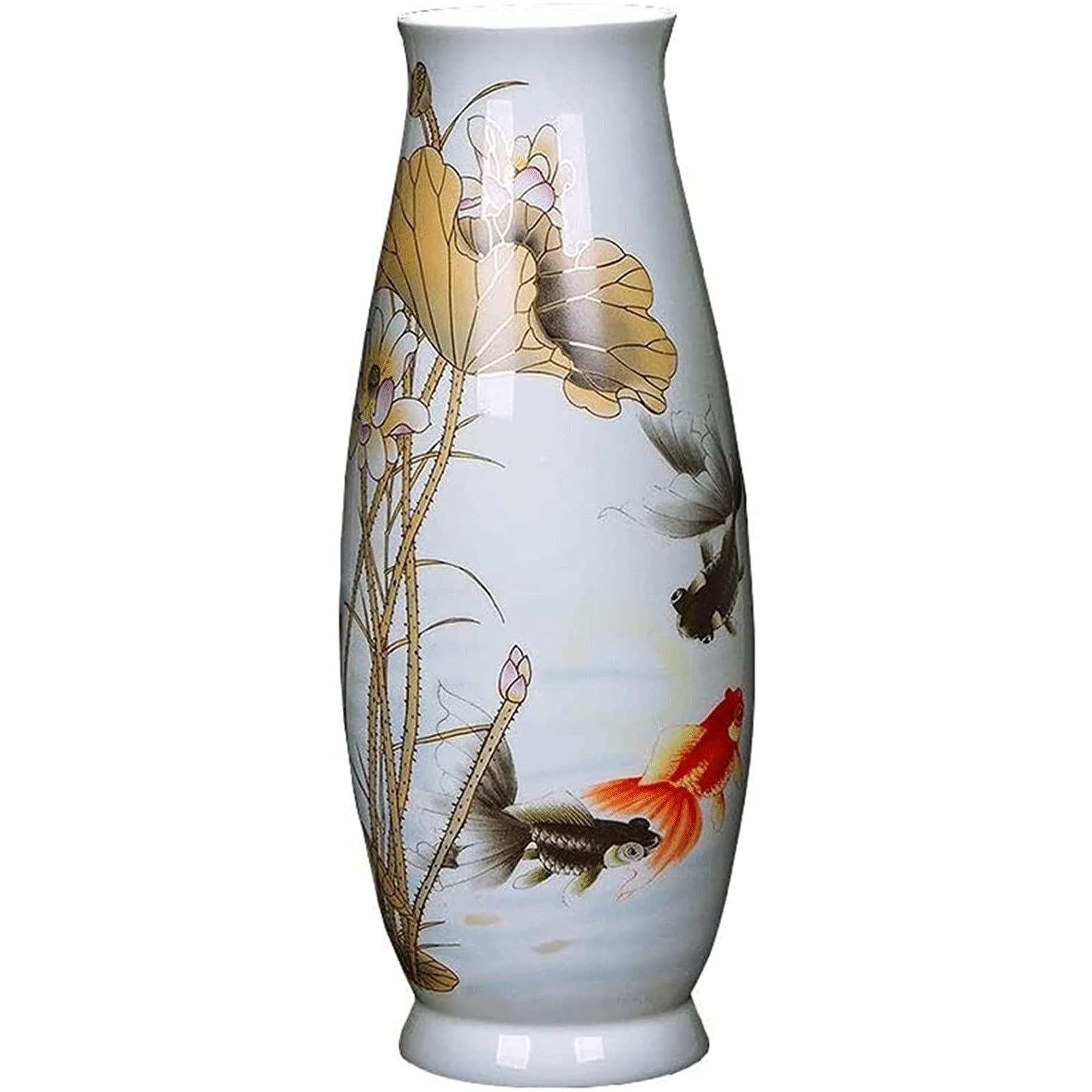 Ngdfgr C Fashion Hand Painted Vase Hinese Erami Flower Vases Ountertop Flower Arrangement Modern Minimalist Home Tv Abinet Decoration Decoration (C),