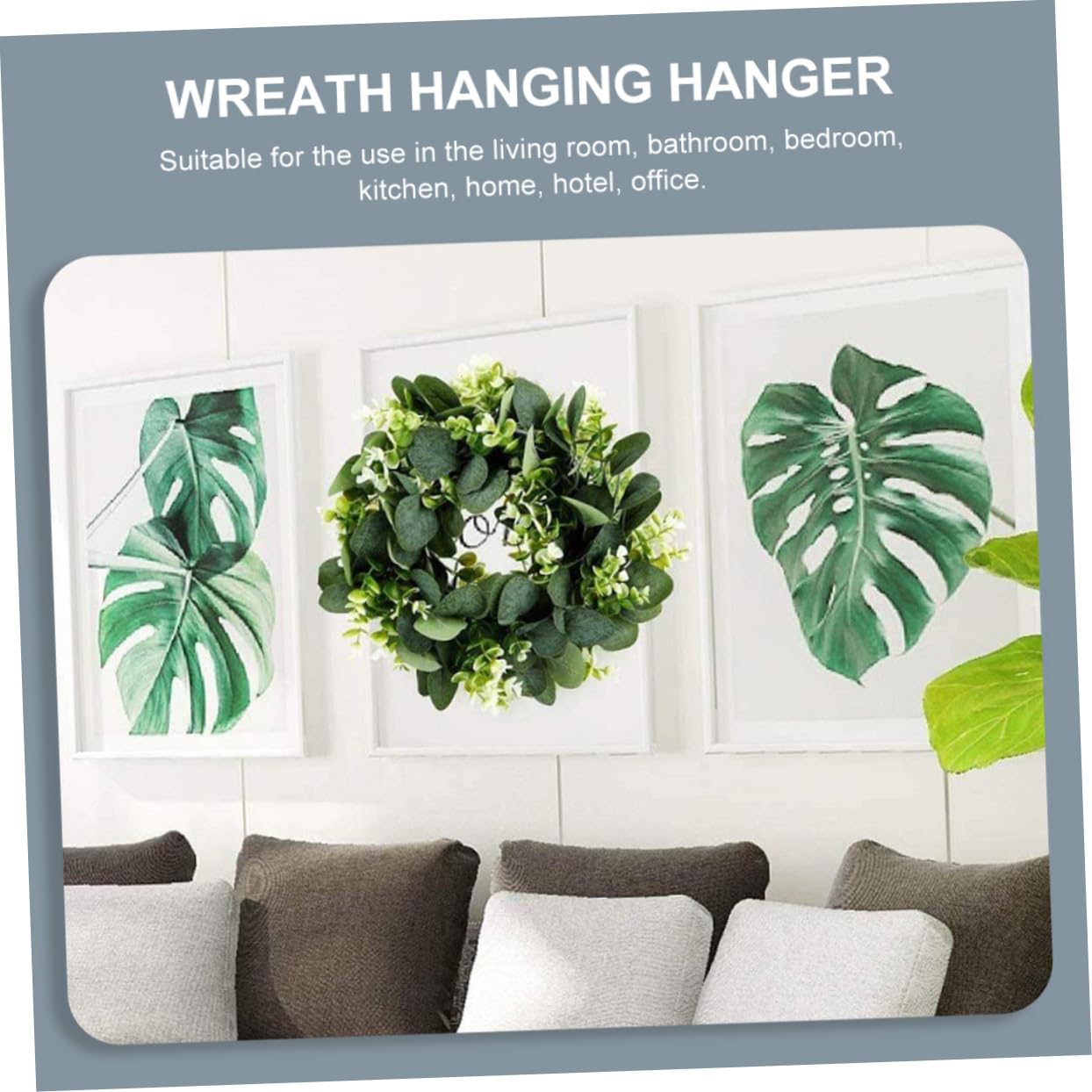 SOLUSTRE 6stücke Magnetische Wreath Hooks Für Einfache Wandmontage Multifunktionale Aufbewahrungshaken Für Zuhause Geeignet Für Dekorationen Und Feste