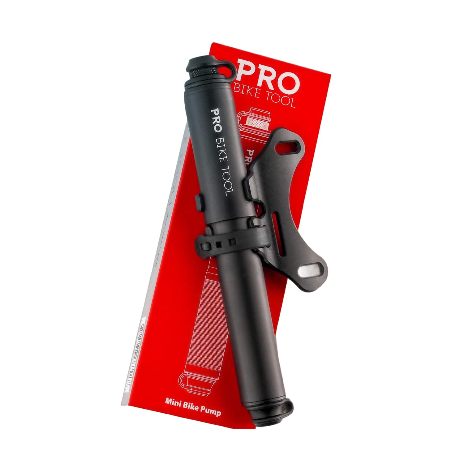 Pro Bike Tool Mini Bike Pump - Compact and Portable Bicycle Tire Pump for Fast Inflation - Compatible with Presta and Schrader Valves - Lightweight and Durable Design - Essential Bicycle Accessories