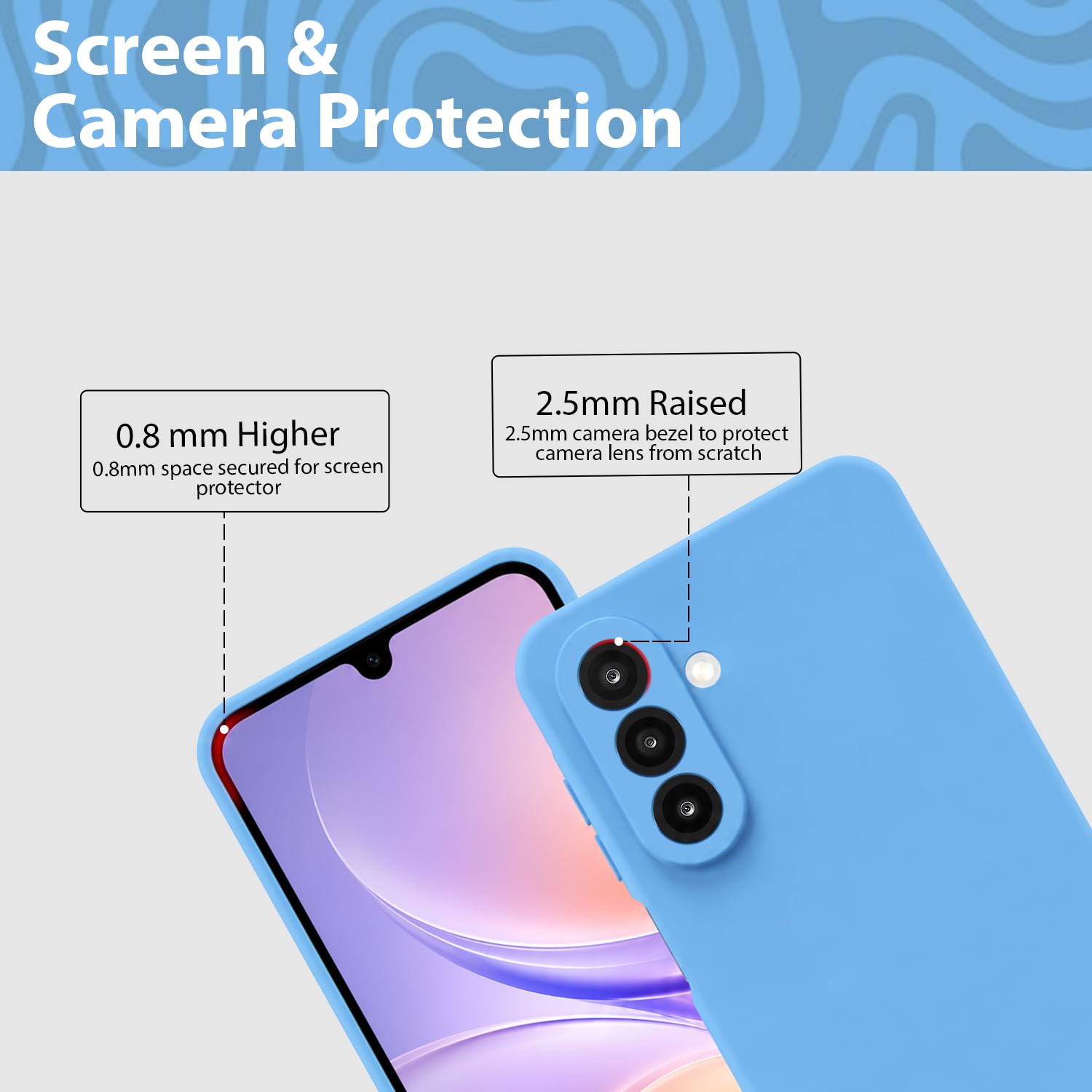 Samsung Galaxy M17 Case - Silicone Back Cover -3