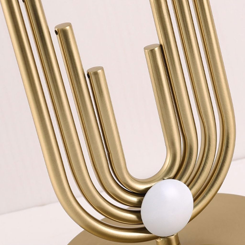 Lámpara de mesa Luz de lujo Simple Lámpara de mesa moderna Adornos Dormitorio Mesita de noche Lámpara de mesa de lectura de estudio(A)