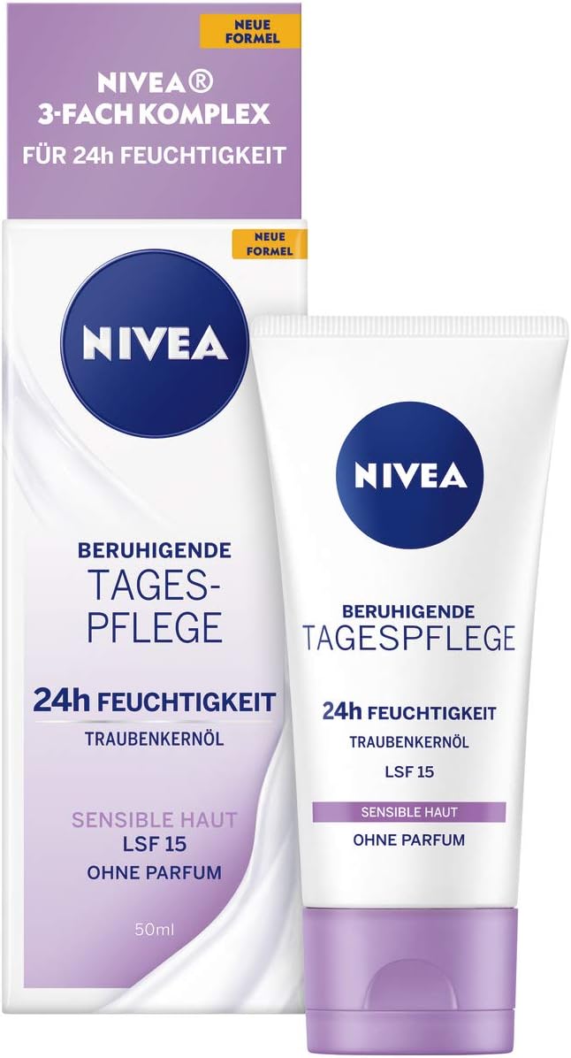 Nivea Soothing Day Cream For Sensitive Skin, 50Ml