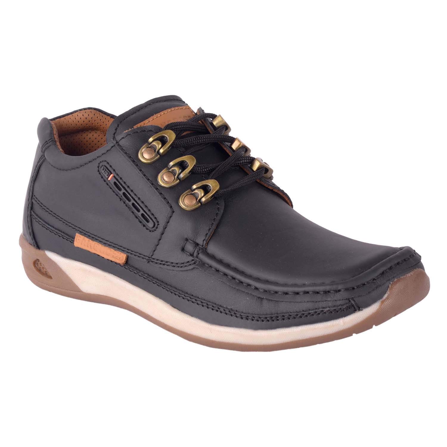 STEPFEET Black Pure Leather Lifestyle Casuals Formal Shoes for Men 06 (UK/India) (B0CW61LM7Q) Amazon Price History, Amazon Price Tracker