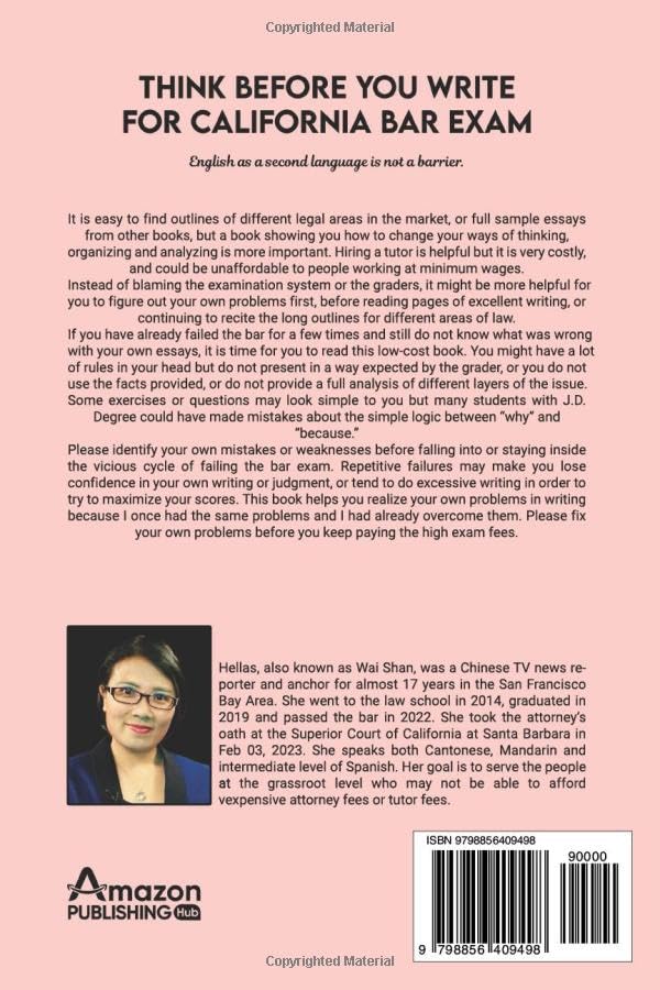 Miniatura 2 de Think before you write for California Bar Exam