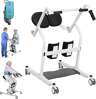 Mobility Sit to Stand Patient Lift for Elderly and Disabled - Stand Assist Lift Aid for Home Use - Elderly Lift Assist Transfer Device - Transport Chair Stand Assist for Seniors, Adults & Disabled