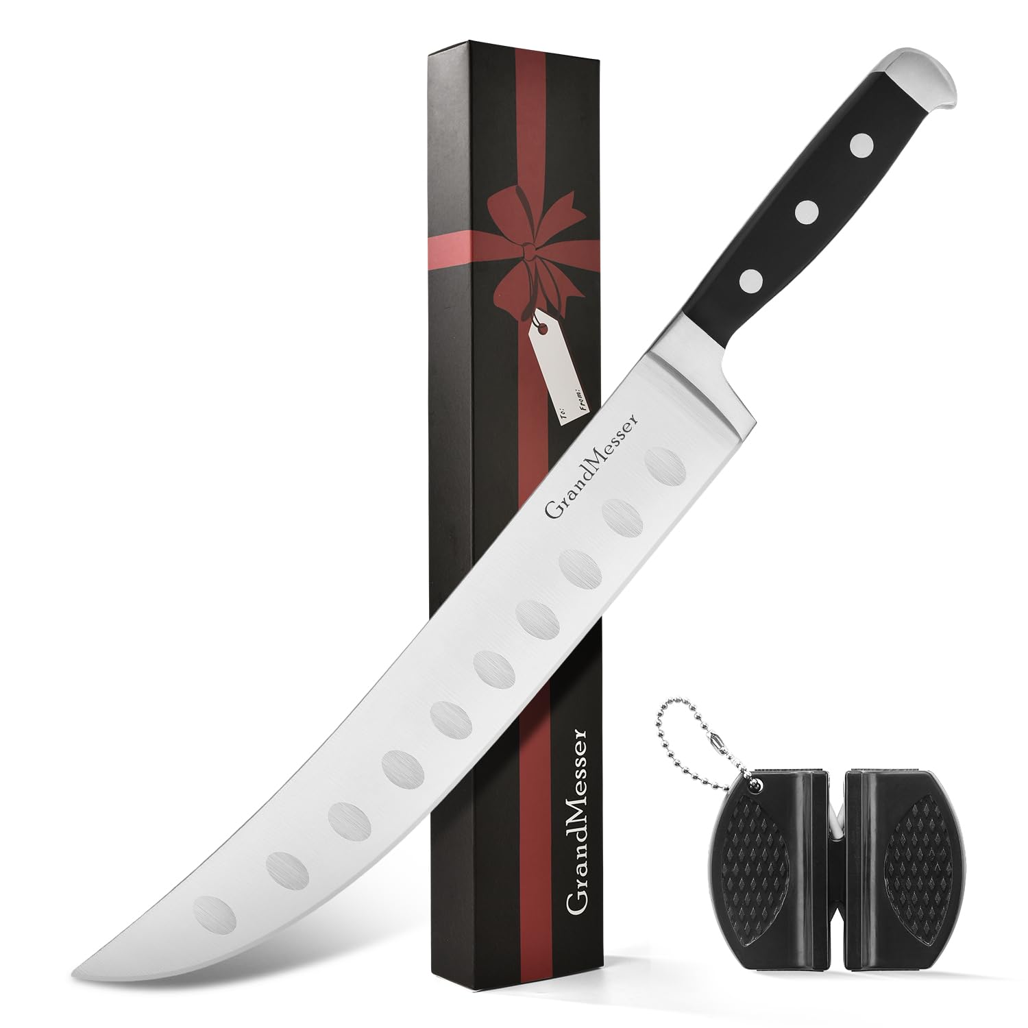 Butcher Knife - 10" Cimeter Knife for Meat -1