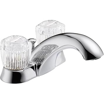 Delta 2522LF-MPU Classic Two Handle Centerset Lavatory Faucet, Chrome