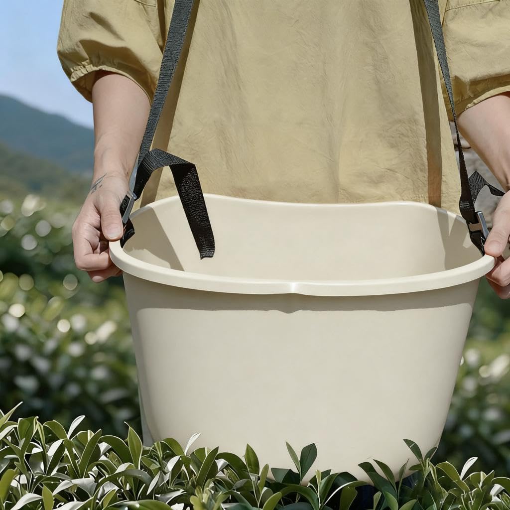 Secchio Da Raccolta Portatile E Versatile per Parchi, Giardini E Fattorie.