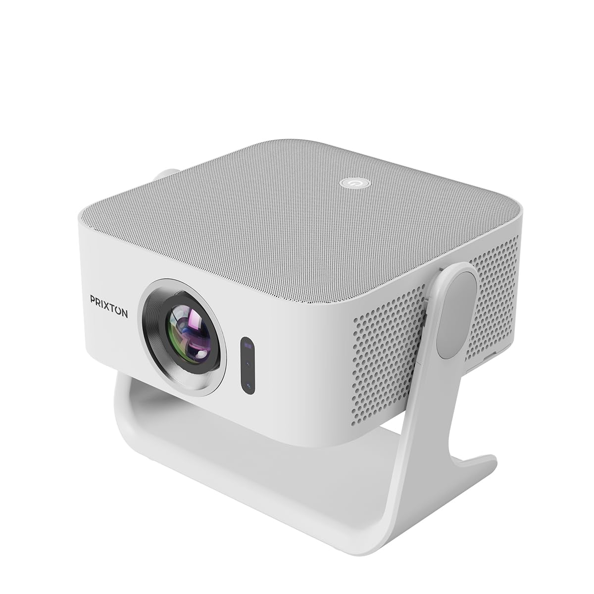 PRIXTON Proyector portátil con WiFi Renoir, 7.000 lúmenes, 280 ANSI lúmenes, Altavoces Integrados (2 x 5 W), Resolución Full HD 1080p LED, Mando a Distancia, 40” a 120”, Conexión HDMI/USB/AC IN