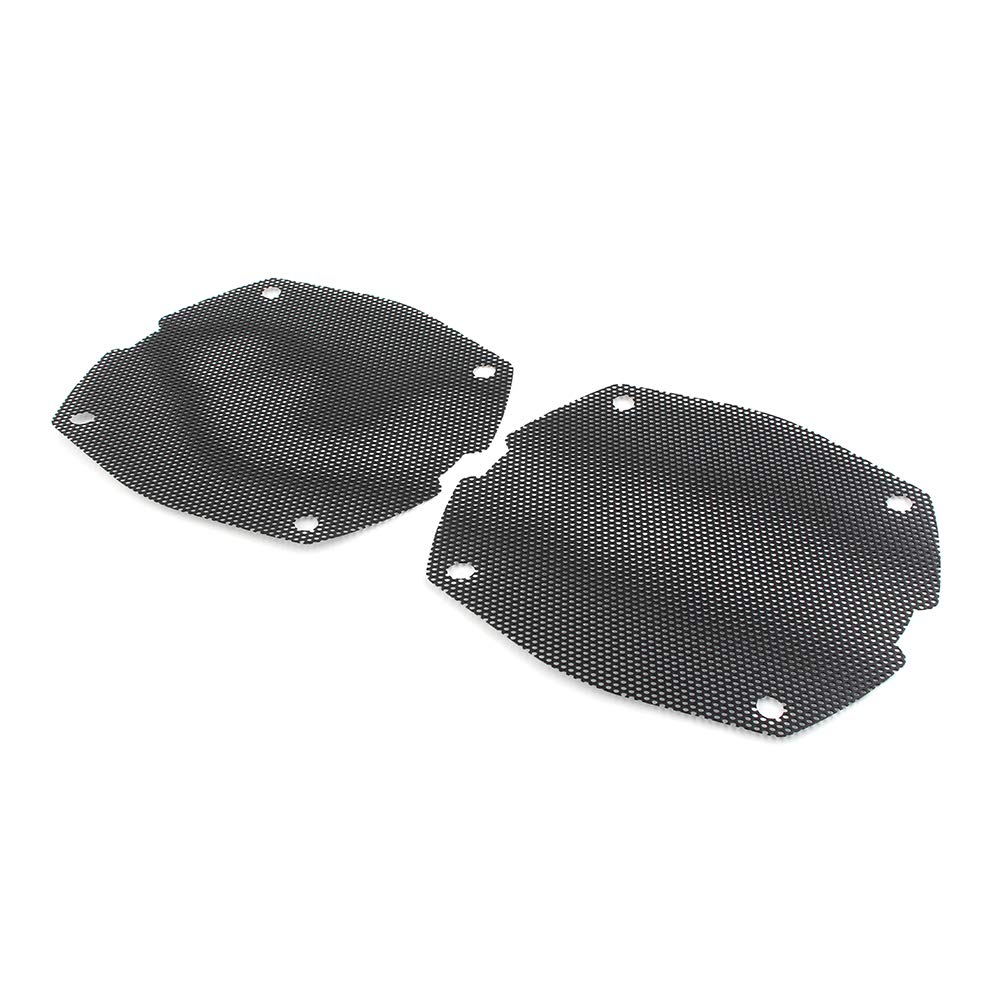 Cnswee6 Motorcycle Fairing Speaker Grill Covers Front Speaker Grill for Harley Electra Glide FLH 1998-2013