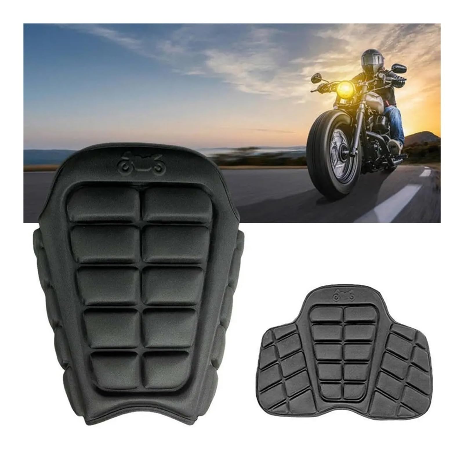 Cuscino Per Sedile Moto Universale 3D Air Comfort, Cuscino Per Moto, Cuscino Di Raffreddamento Per Decompressione cuscino sedile