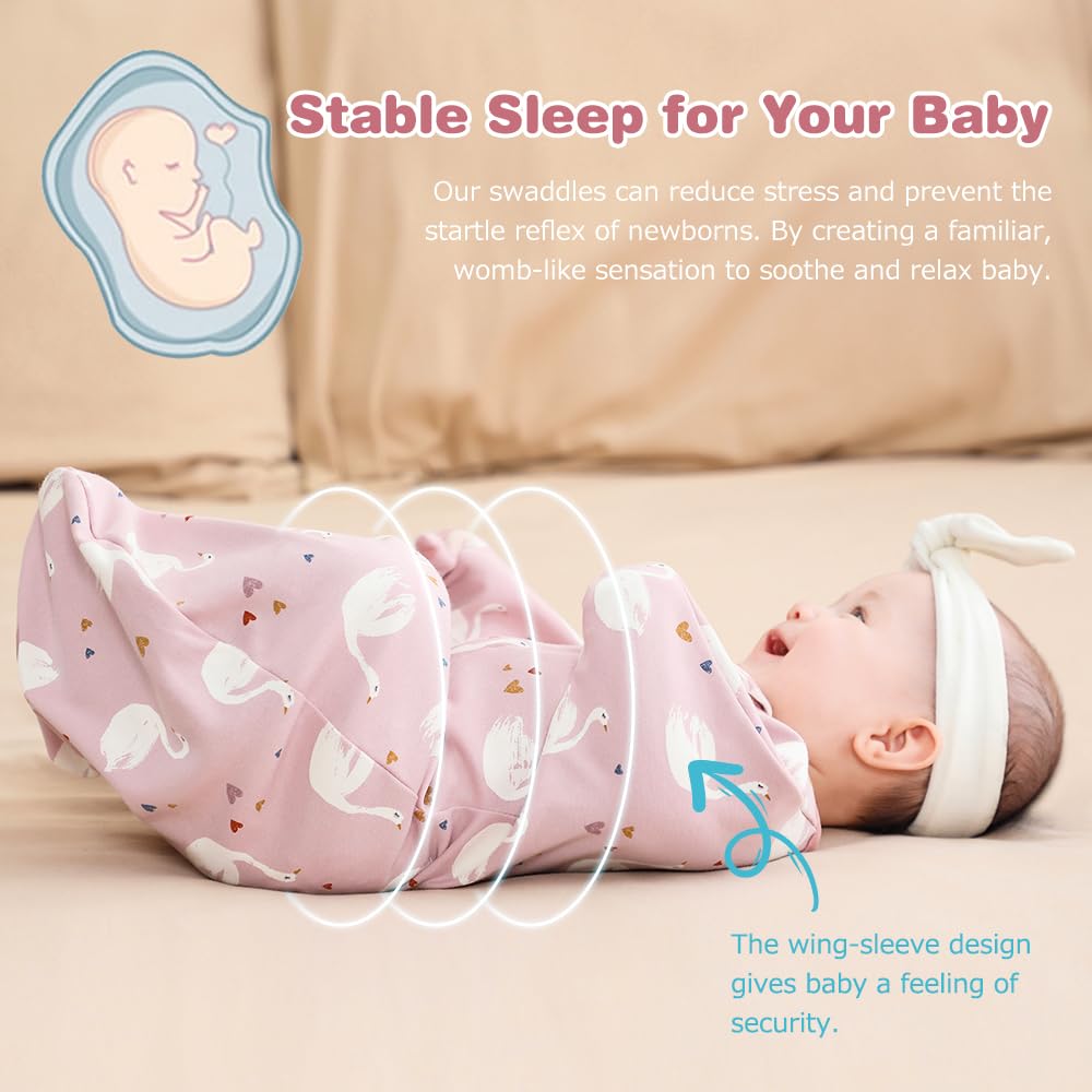 HINATAA Baby Swaddle Sack, Swaddle Transitional Bag - Image 2