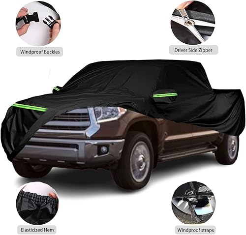 Miniatura 2 de Fundas impermeables para automóvil de repuesto para Toyota Tacoma 2017-2023, cubierta de automóvil a medida para todo tipo de clima, con puerta con