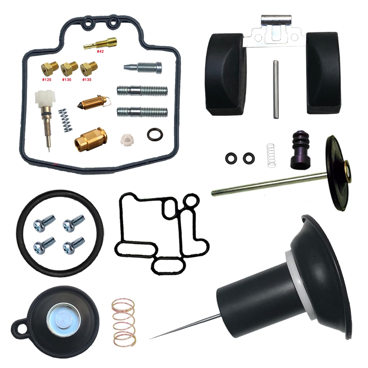 Kit di riparazione completo per carburatore Majesty SKYLINER YP250 Accessori completi per scooter YP 250 (Accessori completi per scooter)