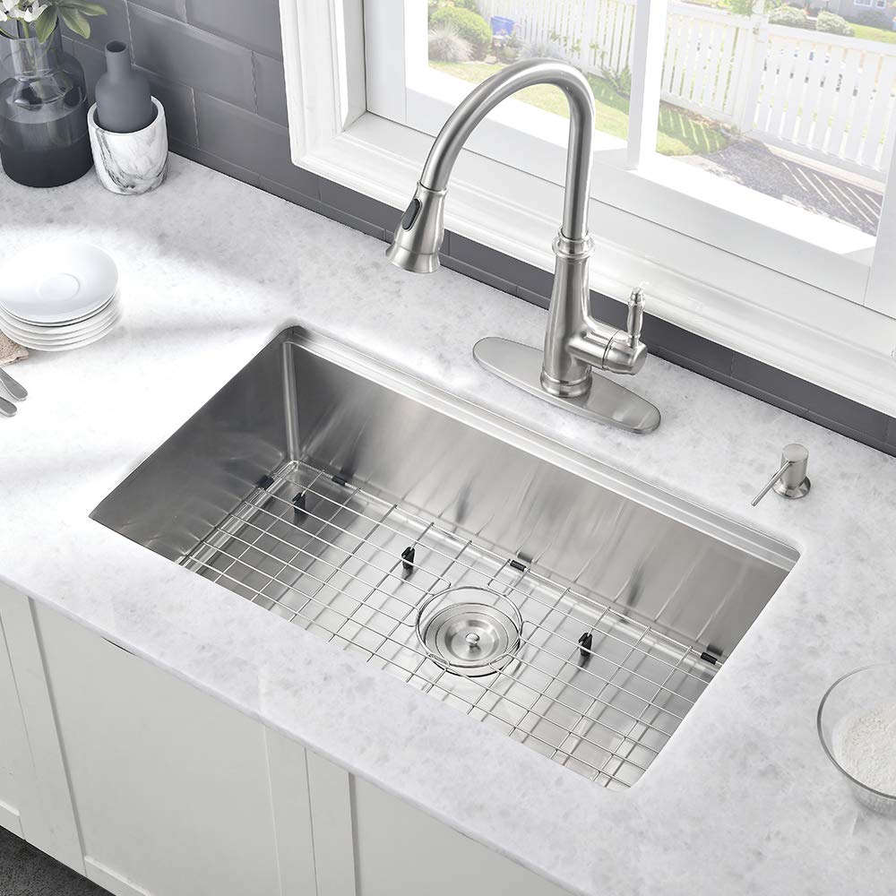 27 Inch Kitchen Sink Undermount VASOYO 27x19 Inch Undermount