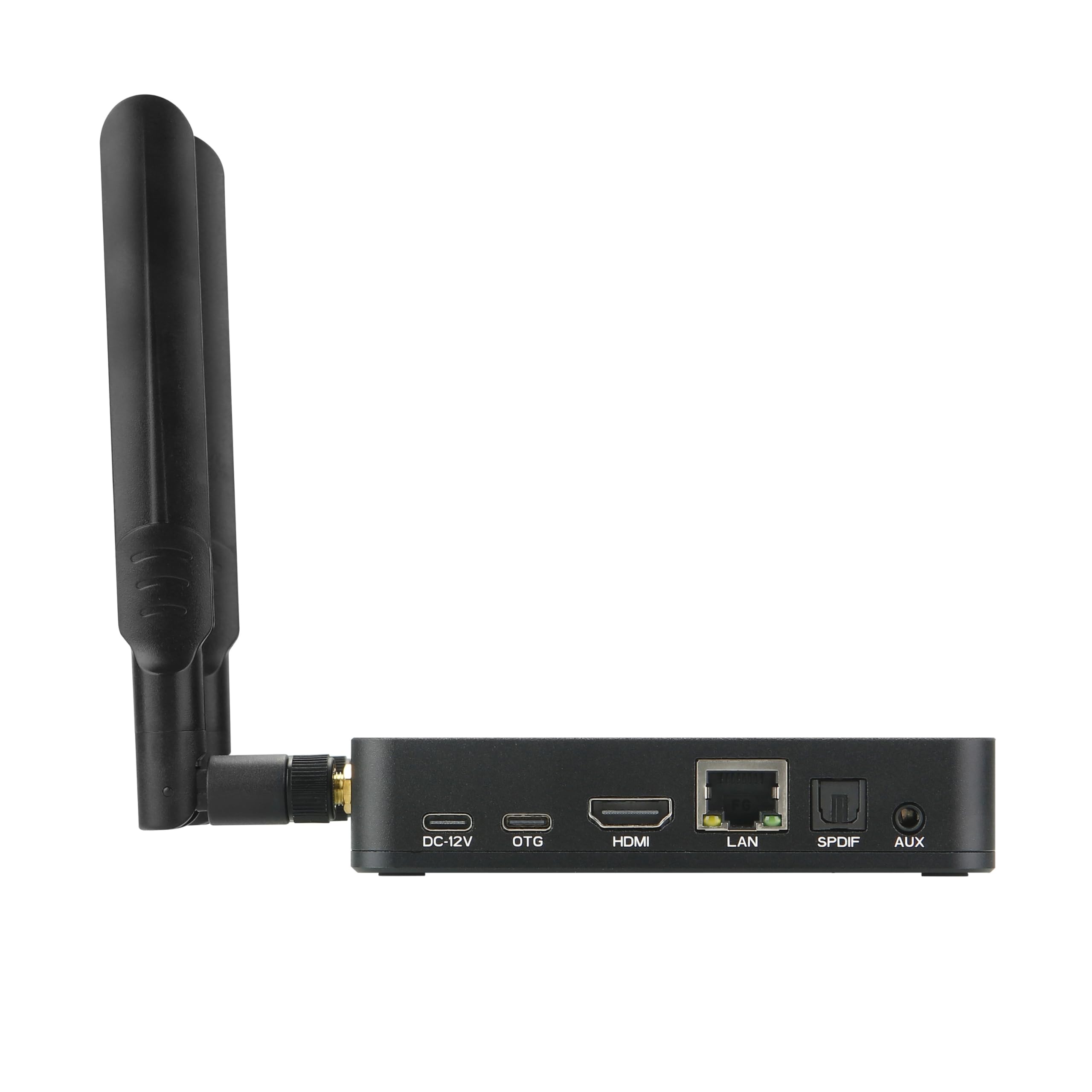 Ugoos AM9 PRO TV-Box mit Android 14.0, Amlogic S905X5-J Prozessor, 4 GB RAM, 64 GB ROM, Dual-WLAN (2,4 GHz/5 GHz), Ethernet (1000 Mbit/s), USB 3.0, Bluetooth 5.3, AV1-, VP9-, H.265- und 4K HDR Box