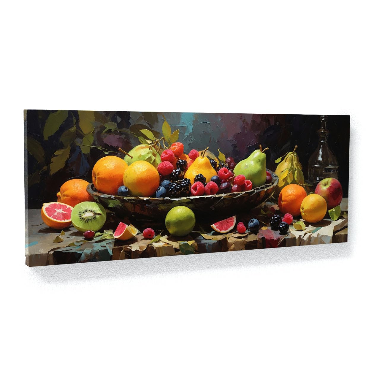 Amazon.com: Sense Canvas Fruits Festive Fruit Celebration 4 Canvas