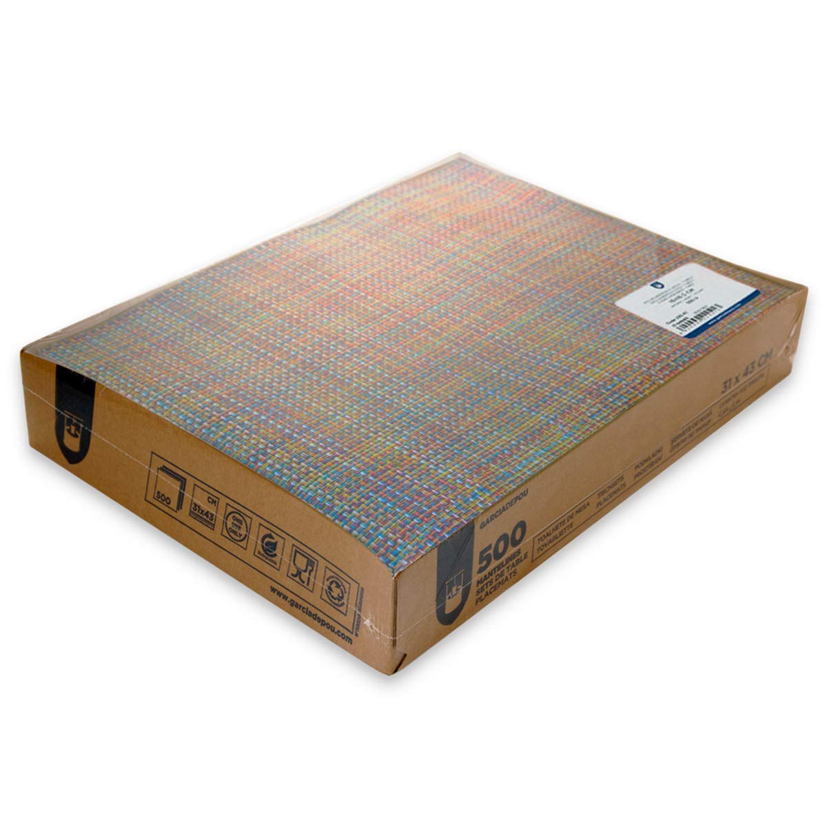 García de Pou 223.57 Mantelines Offset "Trama" 70 G/M2 30X42 Cm Cuatricromía Litos (pack de 500)