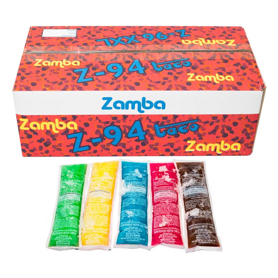 DUCAVAL | Zamba-Flash, Polos Líquidos para Congelar, Taco 55 Bolsas Z-94