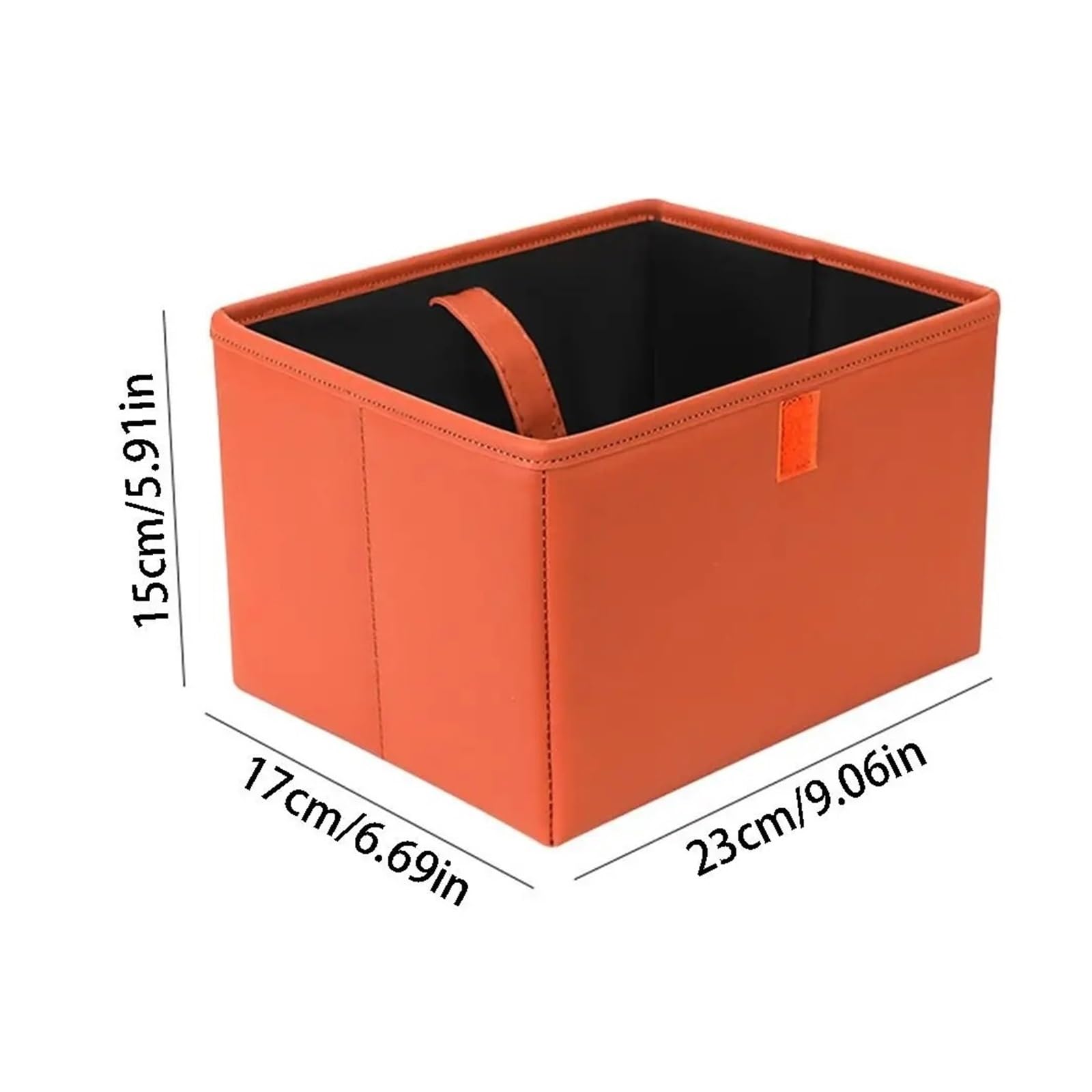 Poubelle Voiture Poubelle Voiture Pliable Cuir Boîte Rangement Étanche Suspendue pour Siège Mini Poubelles Voitures