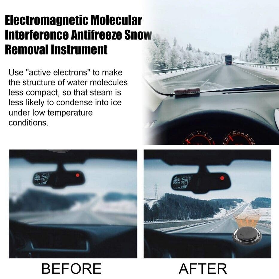 URS2GO Vehicle Electronic Deicing Instrument: One - Button Operation, Quick Defrosting Compatible with De-icer/De-Icing/Snow-Melting/Defrosting/Defogging