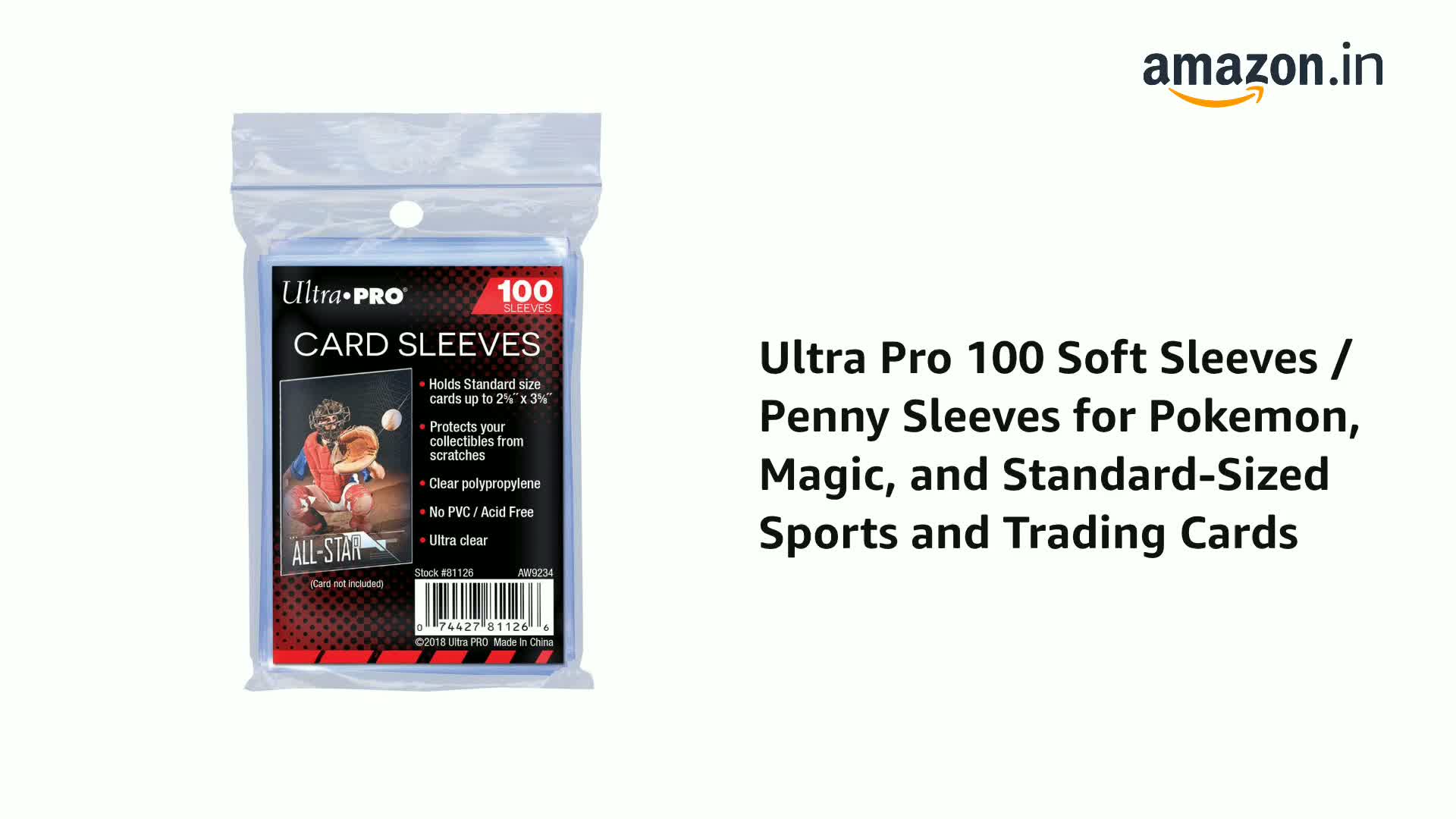 sports card penny sleeves Amazon.com: 500 Counts Card Sleeves for Trading Cards, Soft Penny Card  Sleeves Clear Plastic Card Protectors Fit for Baseball Card, Sports Cards,  MTG Game Card Standard Cards : Toys & Games