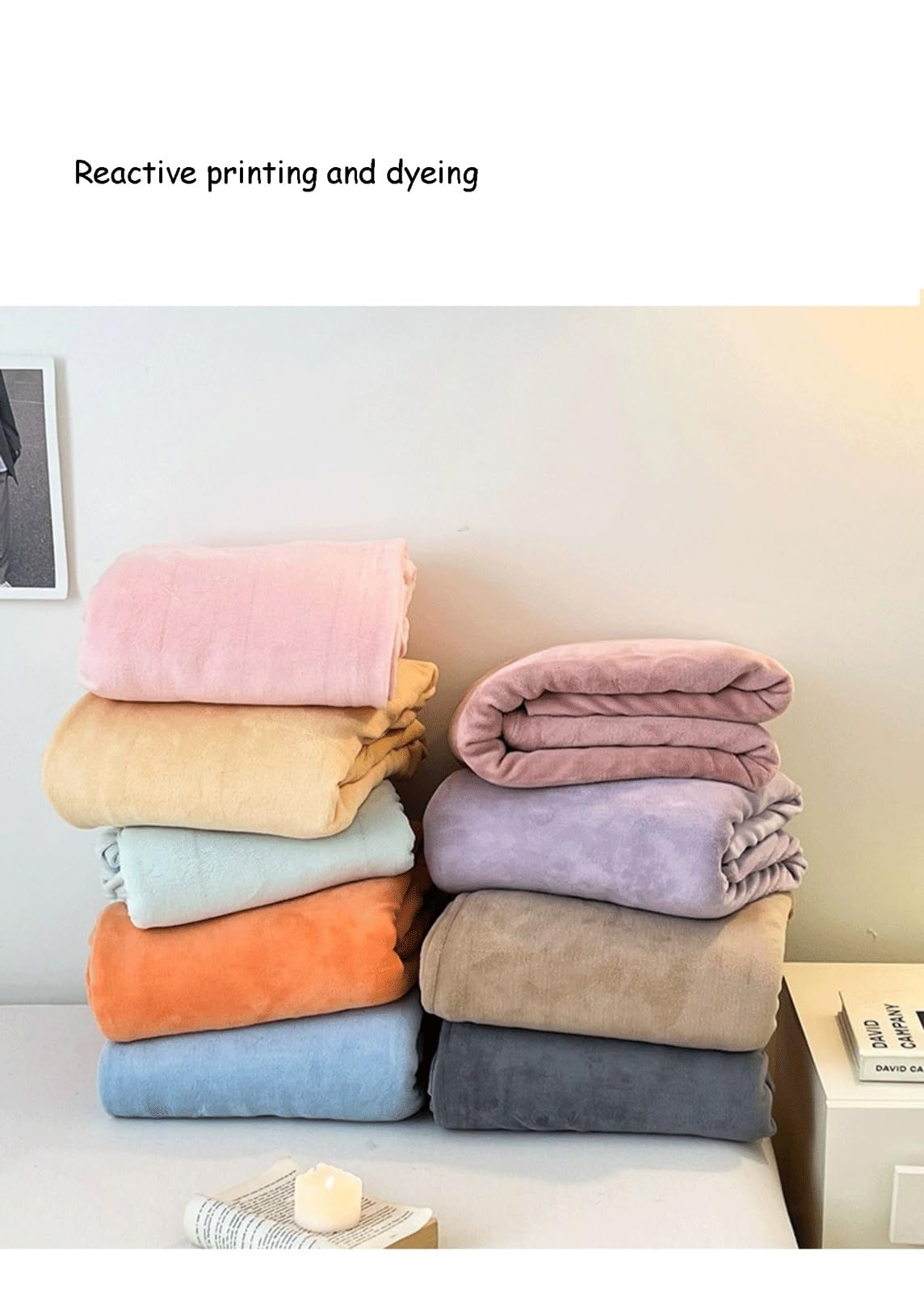 Bettlaken ohne Gummizug 120x230 160x230 200x230 240x250 Flauschige Plüsch Betttuch Winter Warm Flanell Fleece Haustuch Cashmere Touch Kuschelig Laken(Khaki,240x270cm)