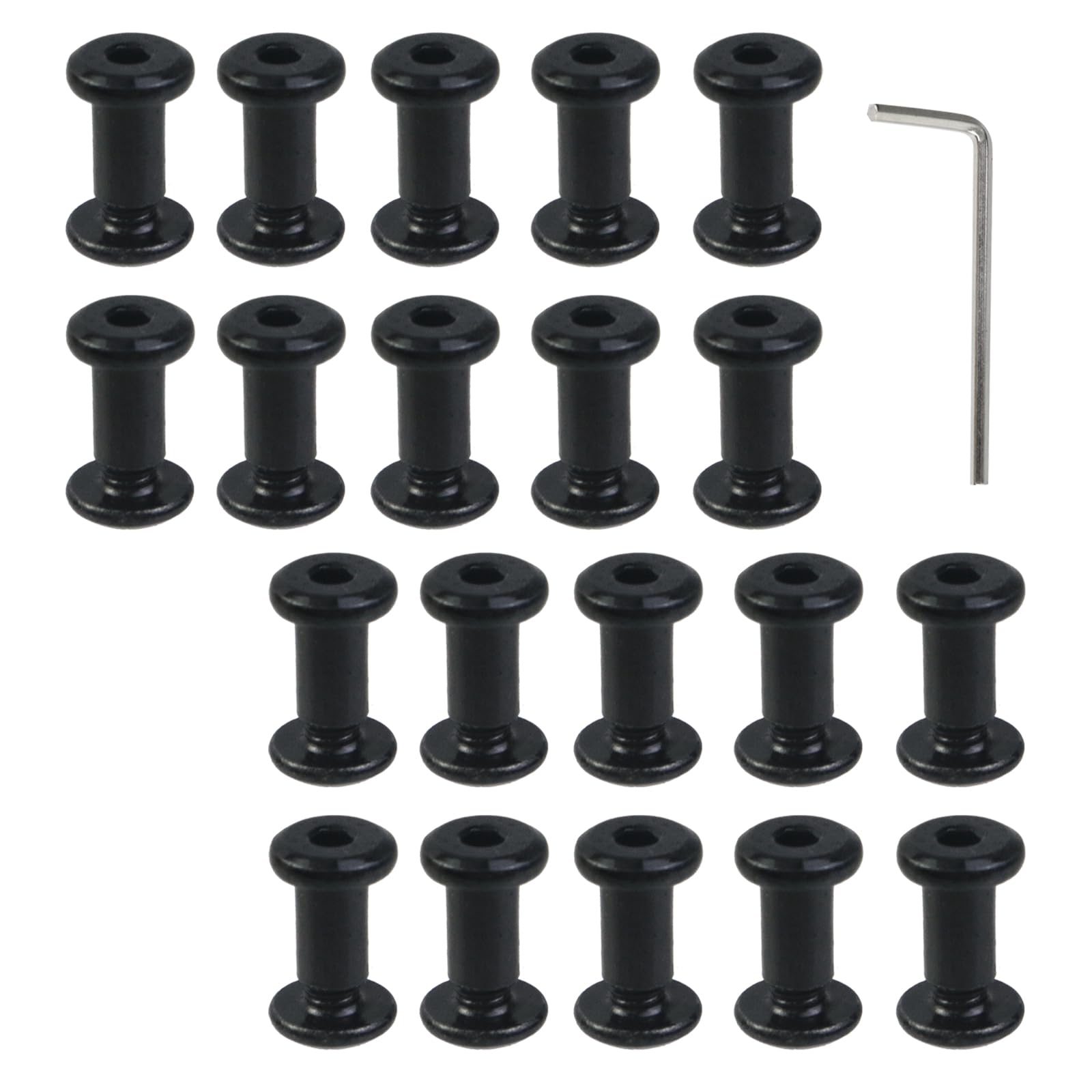 Stainless Steel Binding Screws - 20 Sets -6