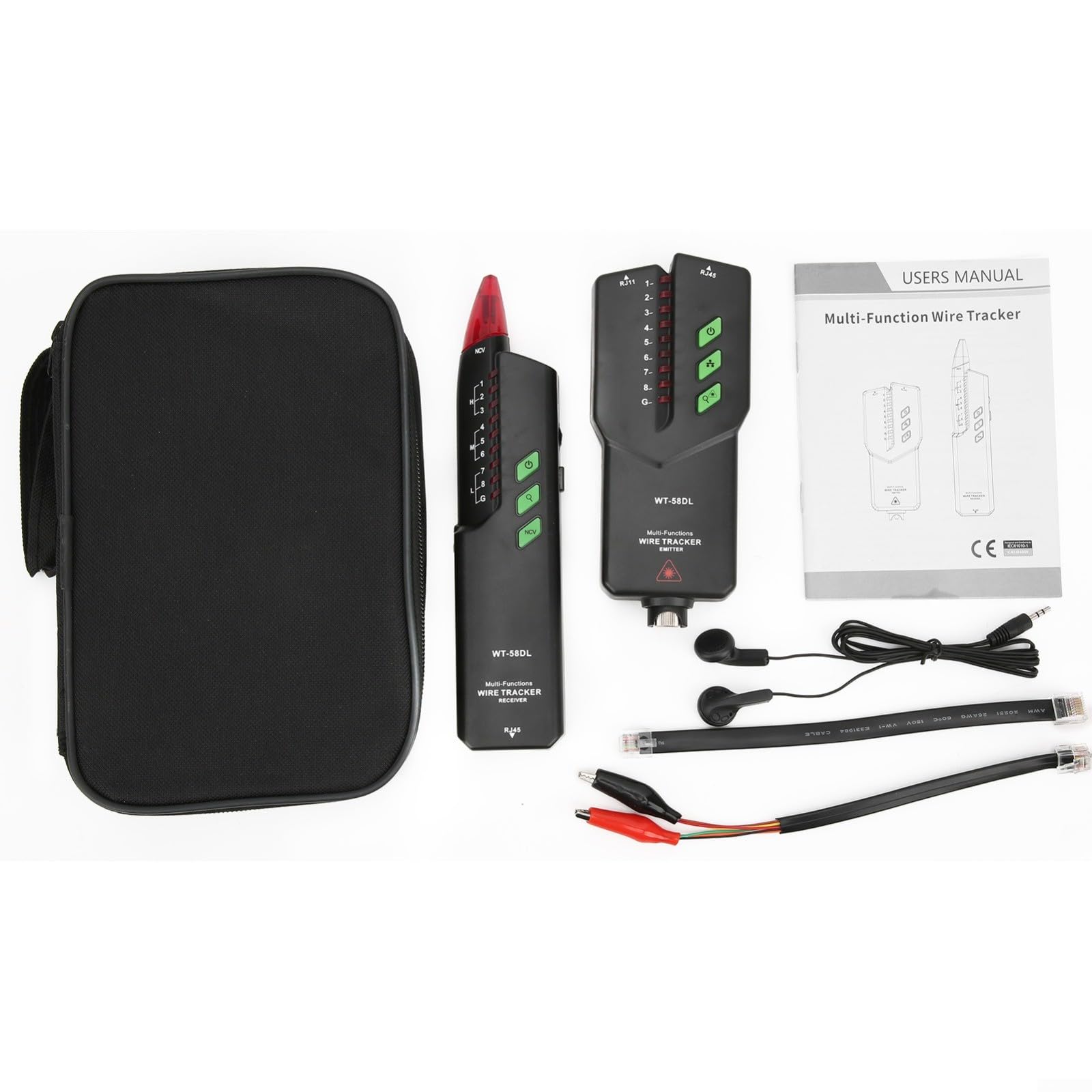 WT58DL Netzwerkkabeltester Für RJ45/RJ11