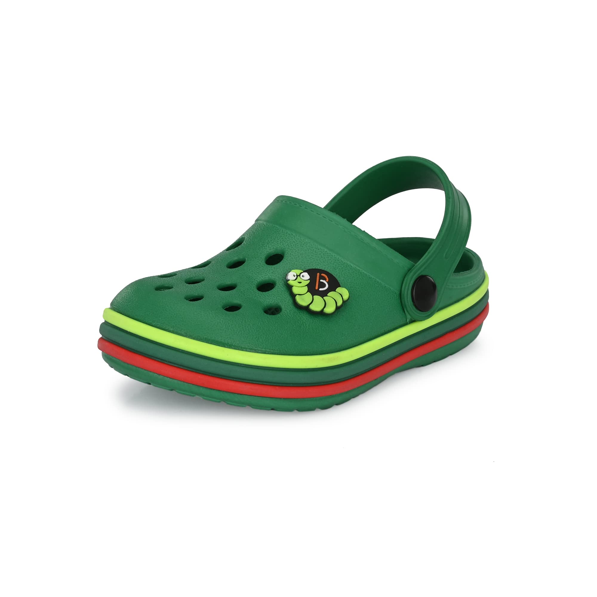 Bourge Unisex-Child Thames Leek Green Clogs_4 Kids UK (Thames) (B09RWR295X) Amazon Price History, Amazon Price Tracker