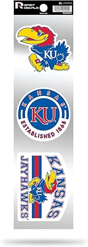 Miniatura 8 de Rico Industries NCAA - Juego de calcomanías retro de 3 piezas