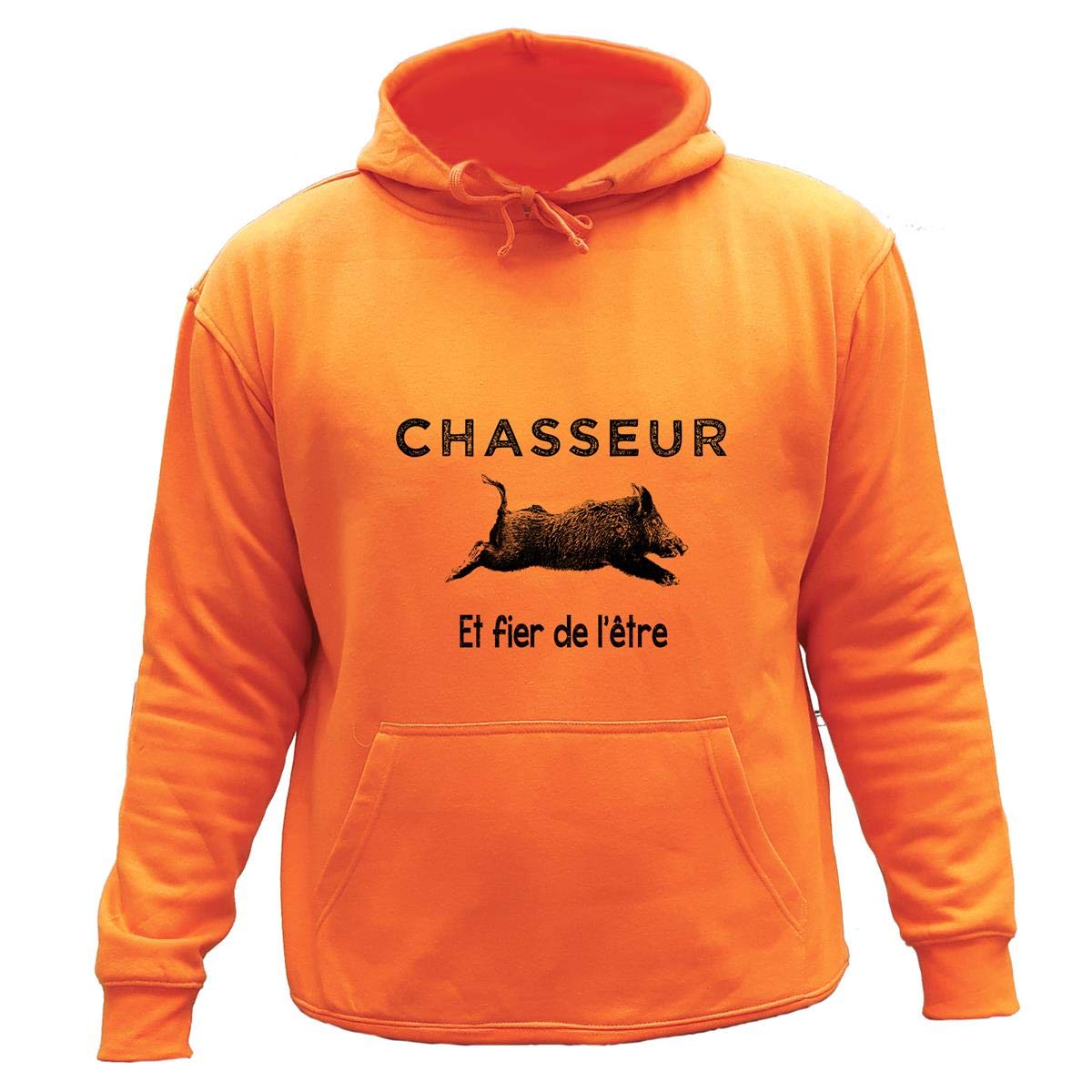 AtooDog Pull Sweat Chasseur et Fier de l'être