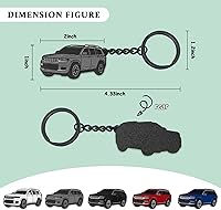 Vista 2 de Llavero para Jeep Grand Cherokee, para Jeep Grand Cherokee Accesorios 2011-2022, llavero de metal