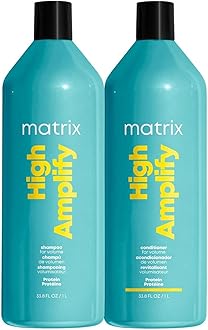 High Amplify Volumizing Shampoo & Conditioner Set - Instant Lift, Lasting Volume & Strengthening, Silicone-Free, For Fine, Thin & Limp Hair, Salon Professional