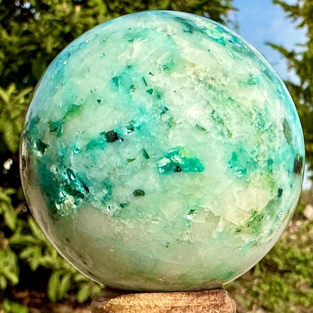SHFTQXSLAT Beautiful Ball Quartz Crystal Sphere Gem Ornaments (Size : 1300-1400g)