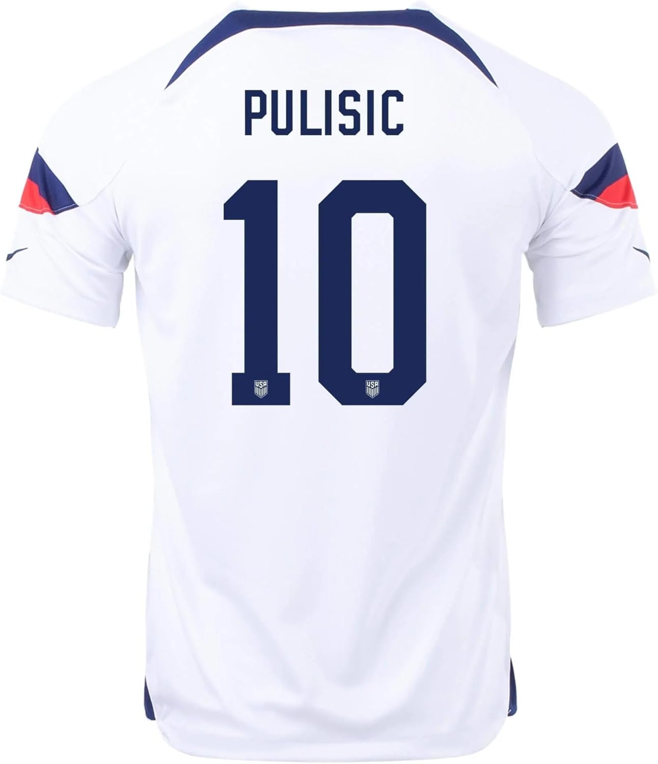 2022-2023 USA United States Home Football Soccer T-Shirt Jersey White - Image 2