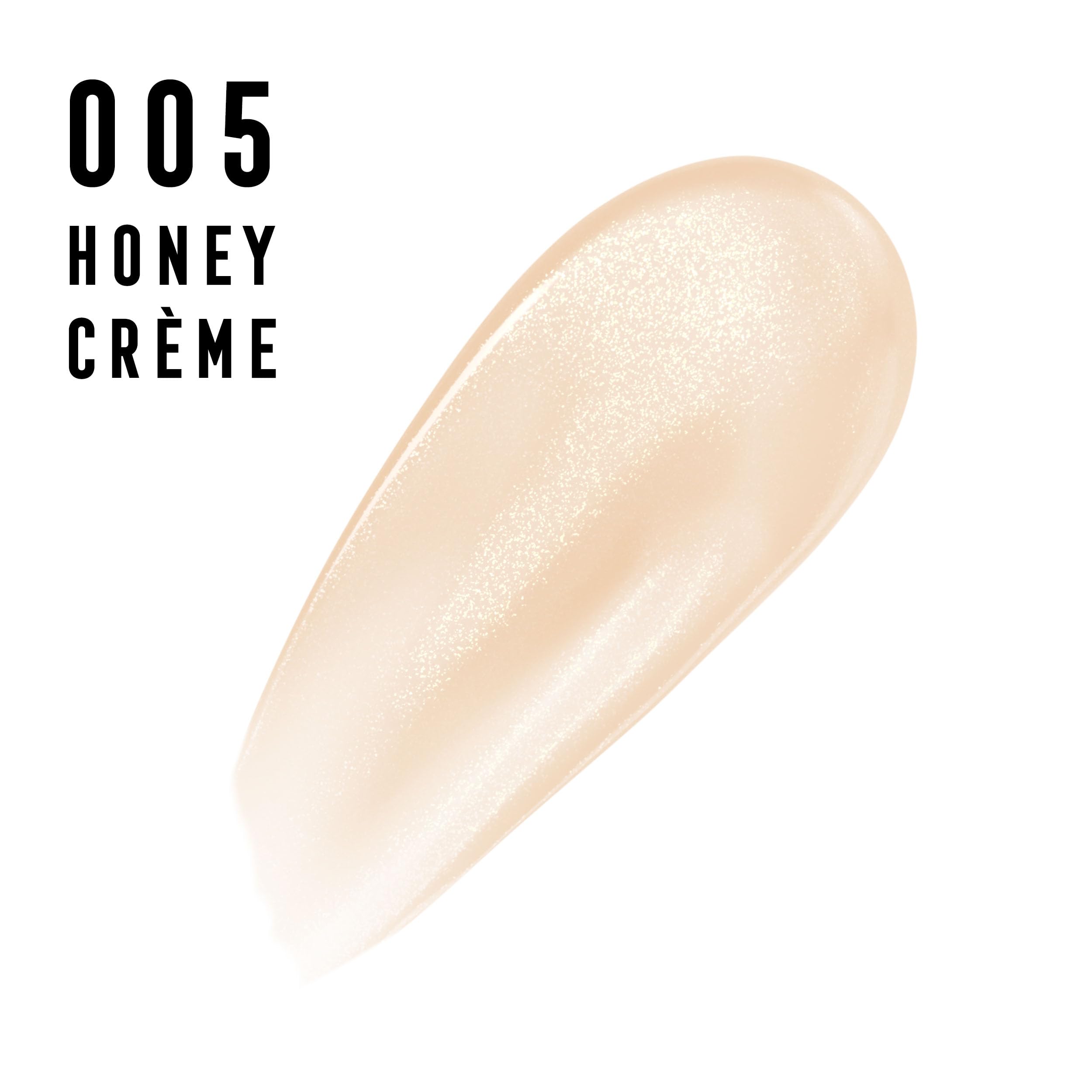Max Factor 2000 Calorie Lip Glaze Honey Crème, Full Shine Lip Gloss, Nourishing with Hyaluronic Acid & Squalane - Image 2