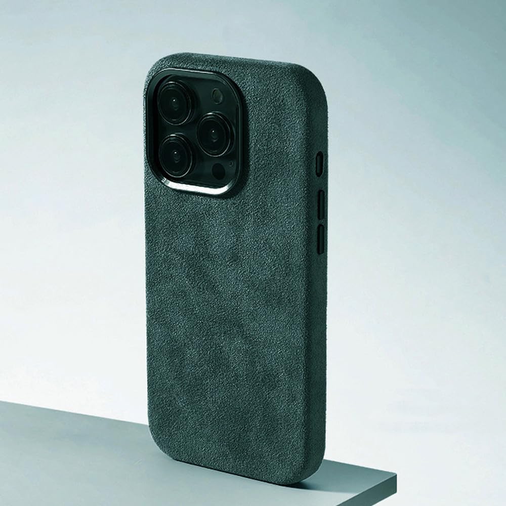 Coque de protection en métal iPhone 16 Pro Max magnétique verte - 7