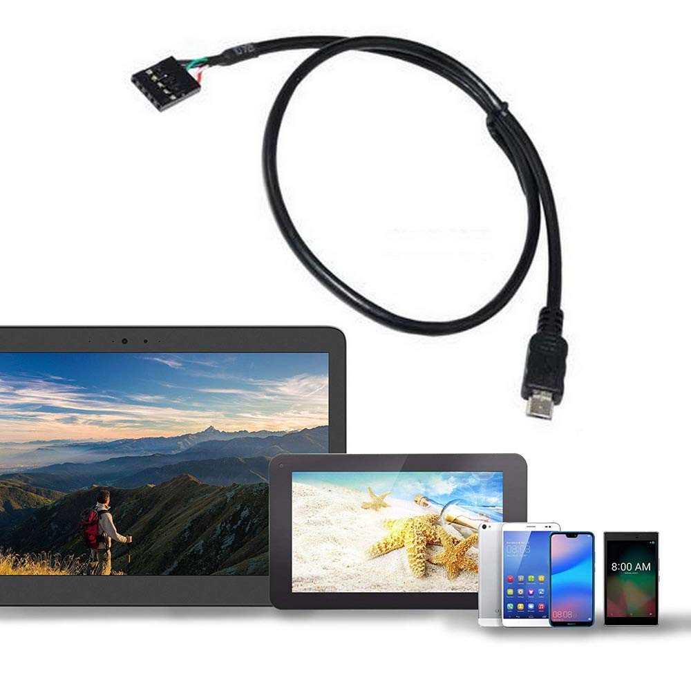 Amazon | Rosebe USB 5ピン、マザーボードケーブル 5ピン 1ポート