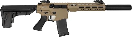 Miniatura 11 de Barra Airguns 400e Gen 2 Kit de pistola BB completamente automática con batería, incluye batería LiPo y cargador, rifle BB eléctrico totalmente