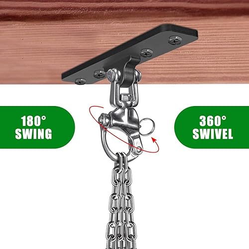 Miniatura 3 de Dolibest Heavy Bag Hangers Brackets, Punching Bag Hangers, Heavy Bag Ceiling Mount for Body Weight Strength Training Systems, Aerial Yoga Swing &