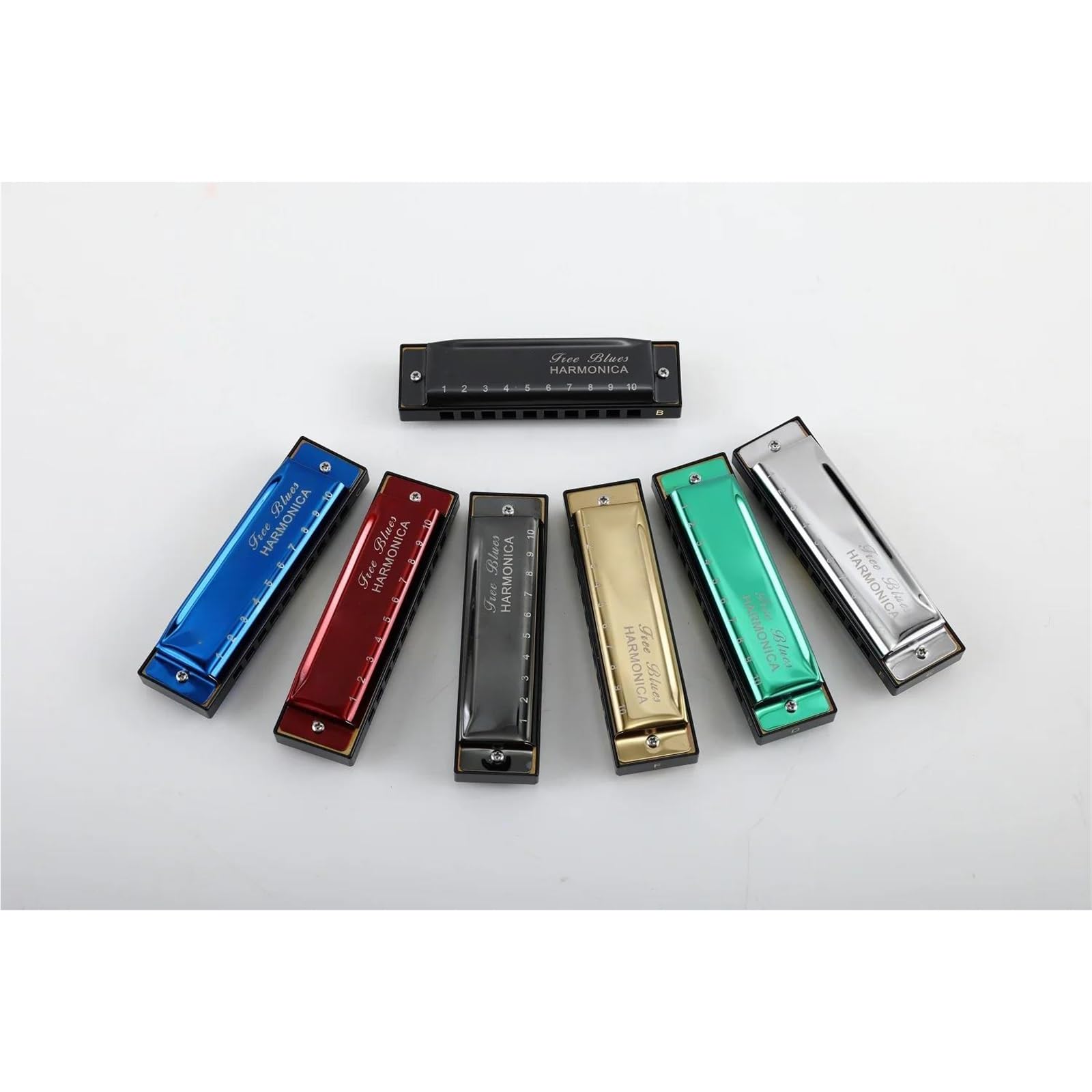 Harmonijka Ustna Zestaw Harmonijki Ustnej 10 Otworów Blues Harp Diatoniczny Organ Ustny Zestaw Harmonijki Ustnej Z 7 Klawiszami AG Key Dla Dorosłych