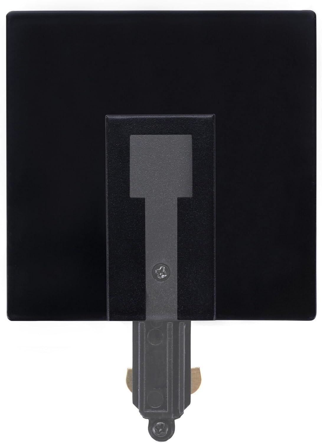 Enrere view of Ledvion Single-Phase Track Power Connector with locking mechanism