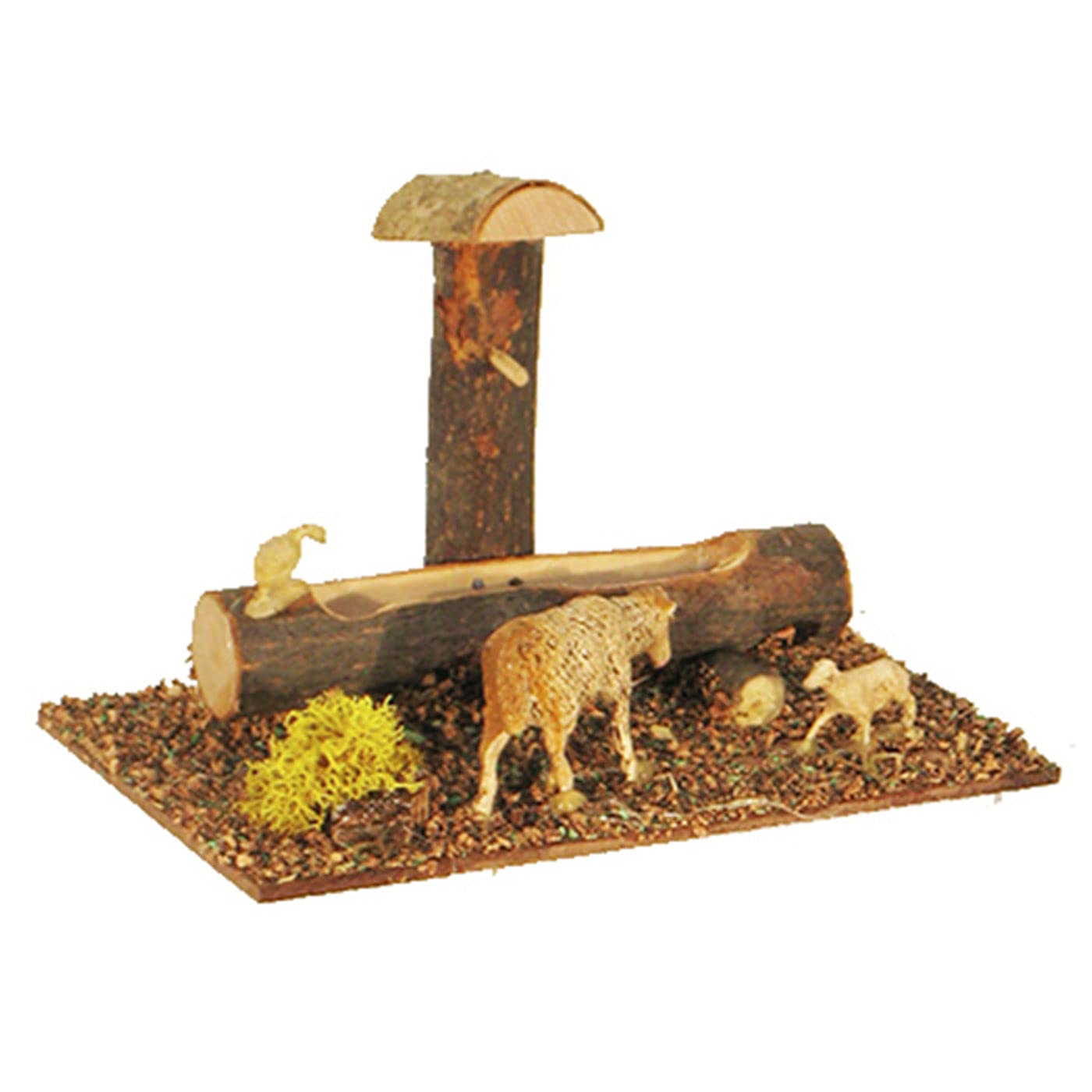 Acan Tradineur Presepe Natale 8,5 X 15,5 X 9 Cm, Resina E Sughero