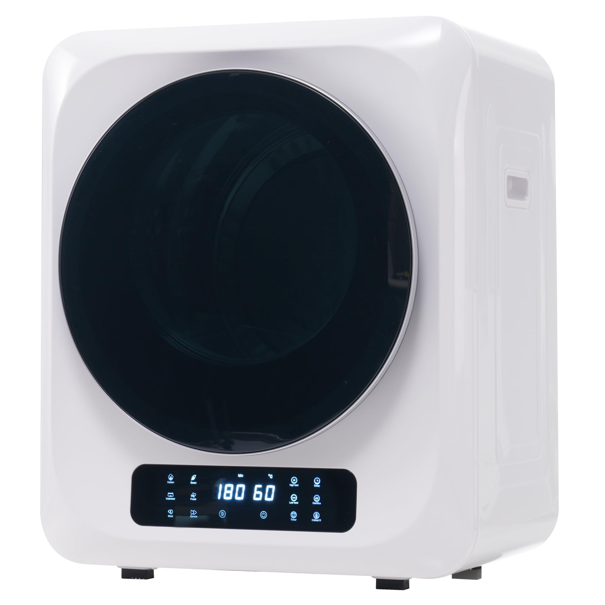 DRIXNO Ablufttrockner Trockner Mini Wäschetrockner Dryer Machine, 850w/2,5kg/Weiß/48x40x58cm, Überhitzungsschutz, wandmontierbar [Energieklasse C]