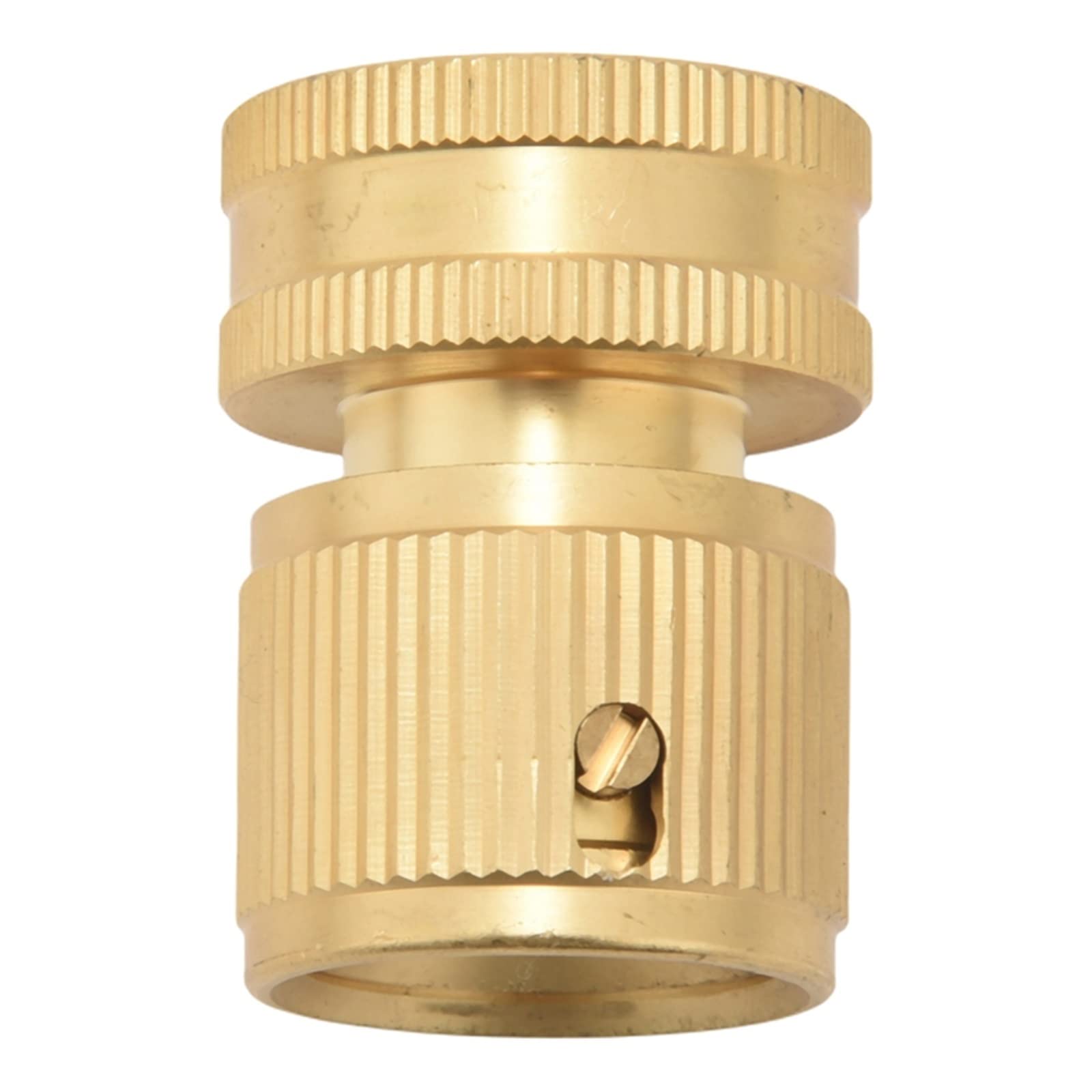 Raccordi rapidi for Tubo da Giardino in Ottone Massiccio 3/4 Pollici GHT Raccordi Facili da collegare Tubo for Acqua Senza perdite Maschio Femmina Valore 5 Pezzi