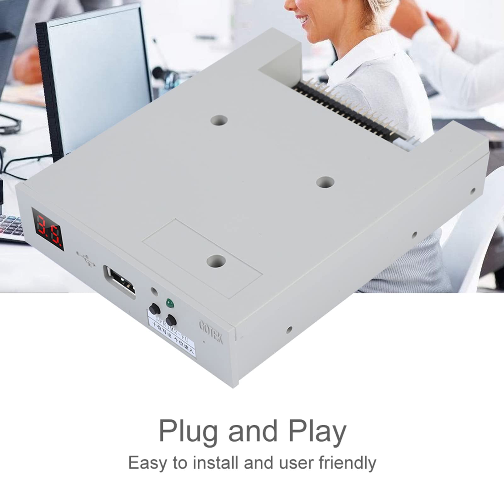 Amazon | フロッピーディスクドライブ、SFR1M2-FU 1.2MB USB SSD 横編