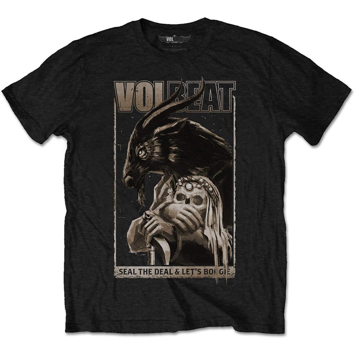 Volbeat Unisex Black - Boogie Goat Tee